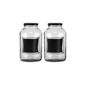 Regent Chalkboard Notes Storage Jars – Glass – 2 Litre – 2 Pack