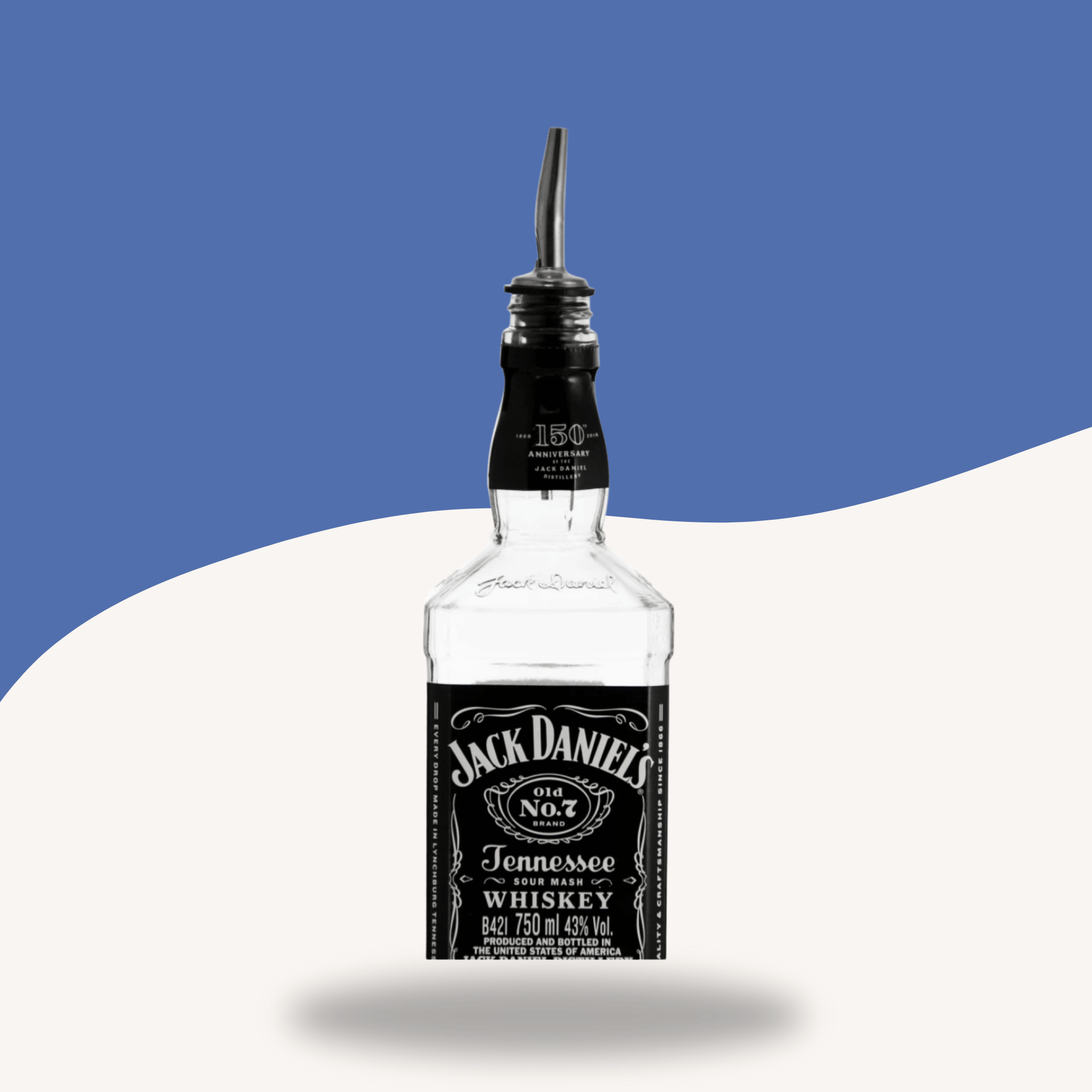 Bar Butler Free Flow Pourer – Stainless Steel – 2 Pack