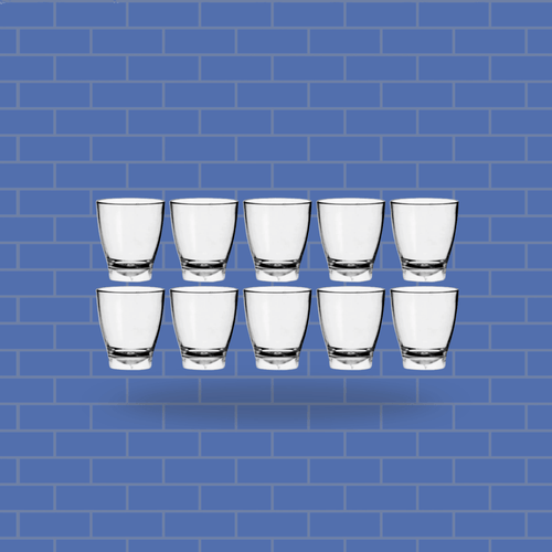 Bar Butler Plastic Shot Glasses – Clear – 25ml – 10 Pack