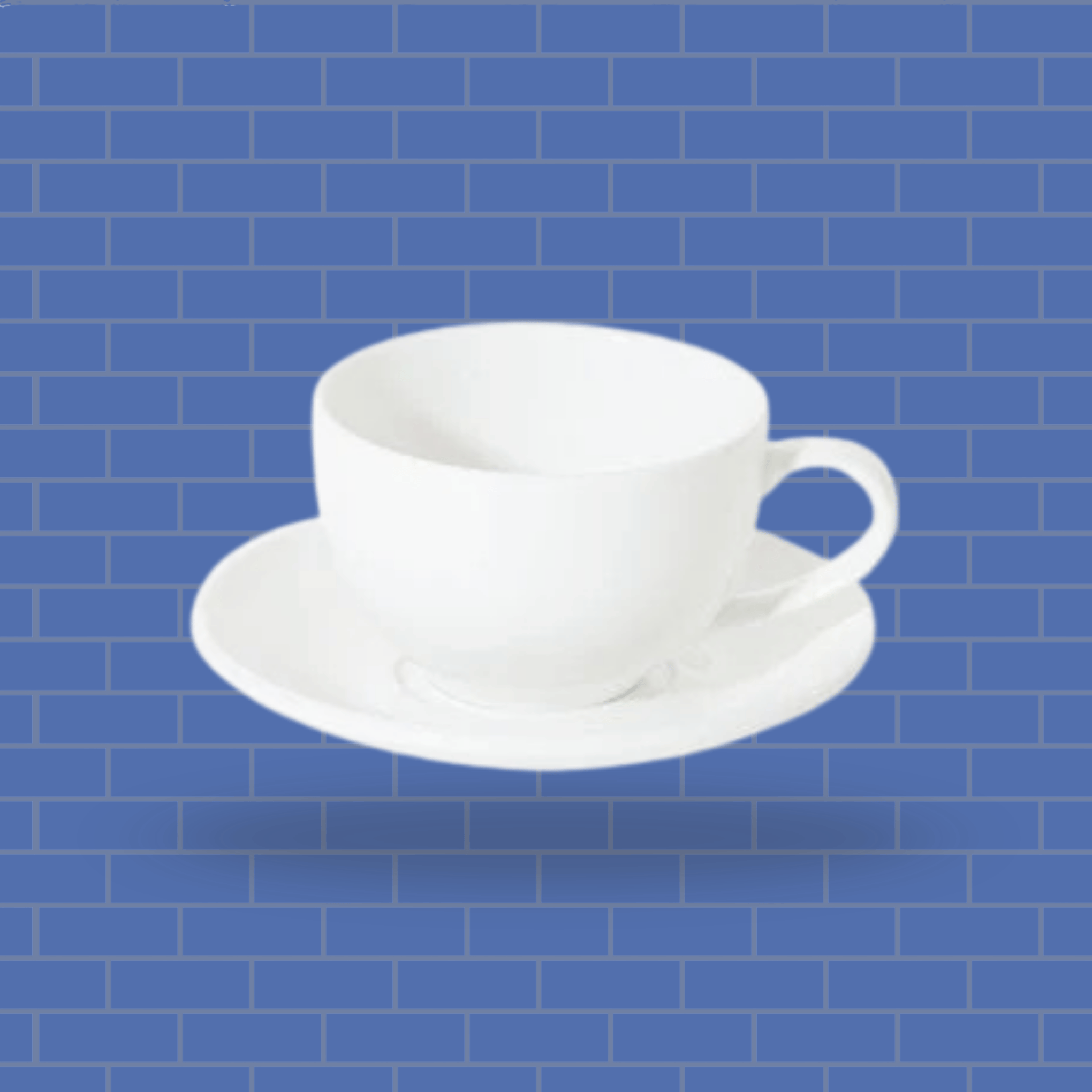 Prima Cappuccino Cup – 300ml – White Porcelain