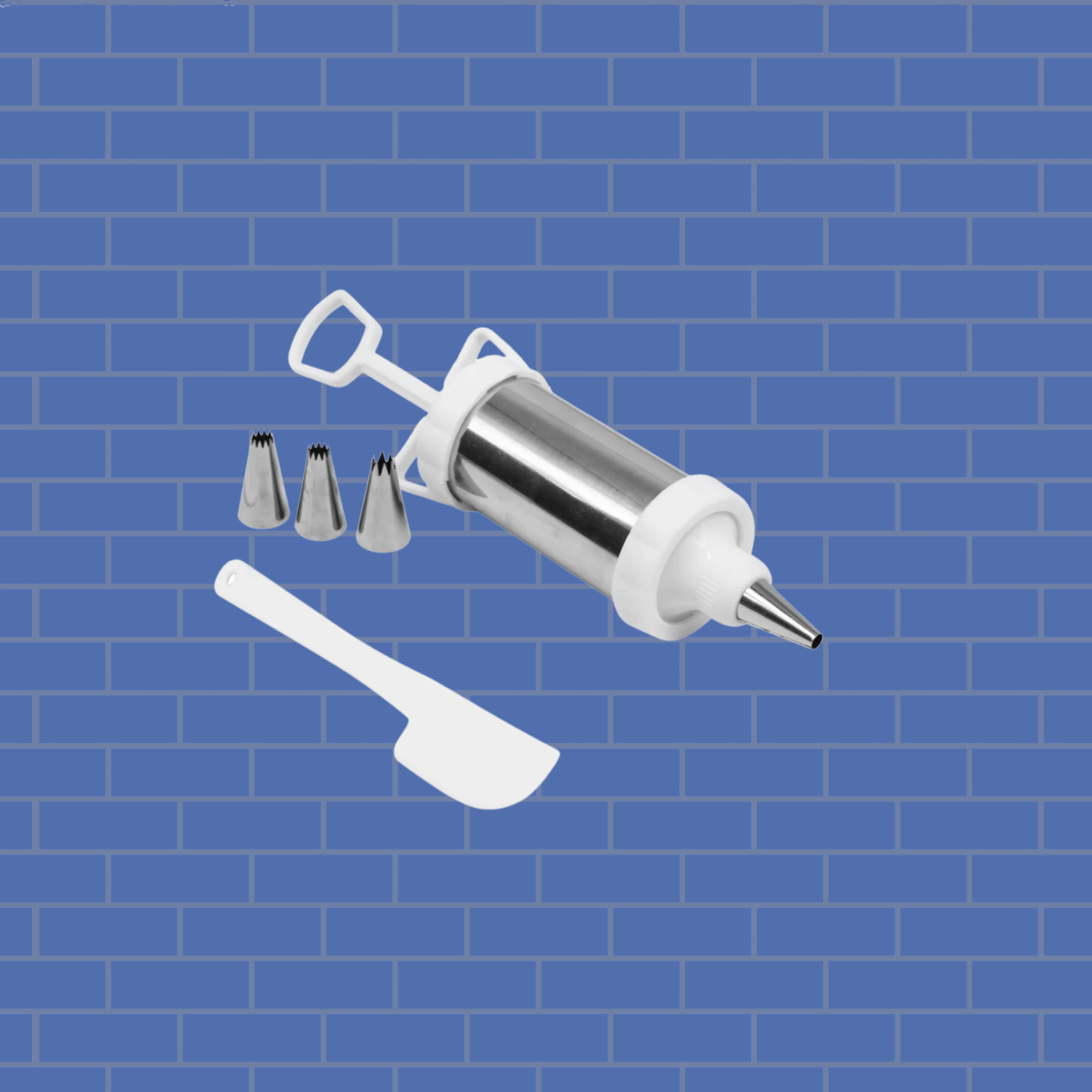 Regent Icing Press Set – Stainless Steel – 6 Piece