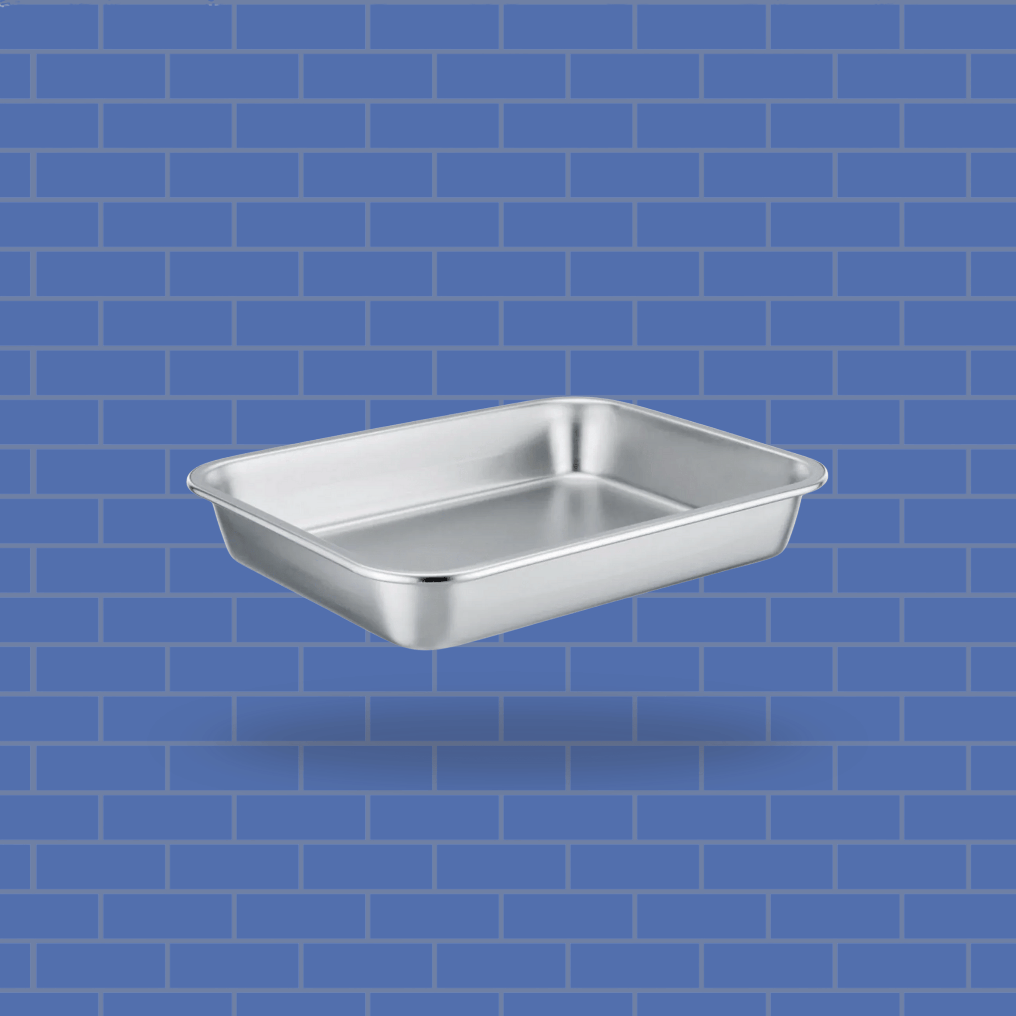 Regent Rectangular Roasting Dish – Stainless Steel – 200 x 270 x 48mm