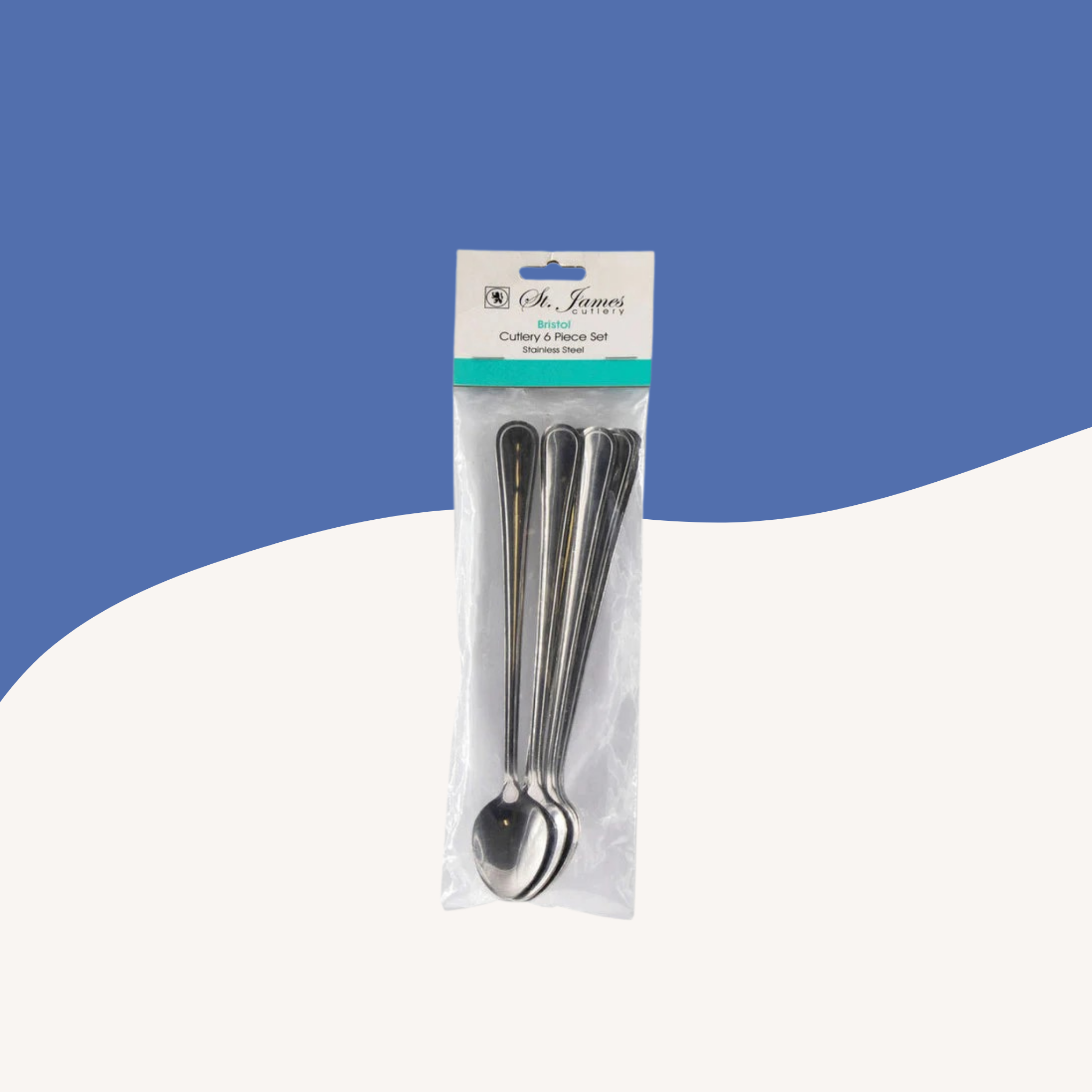 St James Cutlery – Bristol Soda Spoon – Stainless Steel – 6 Pack