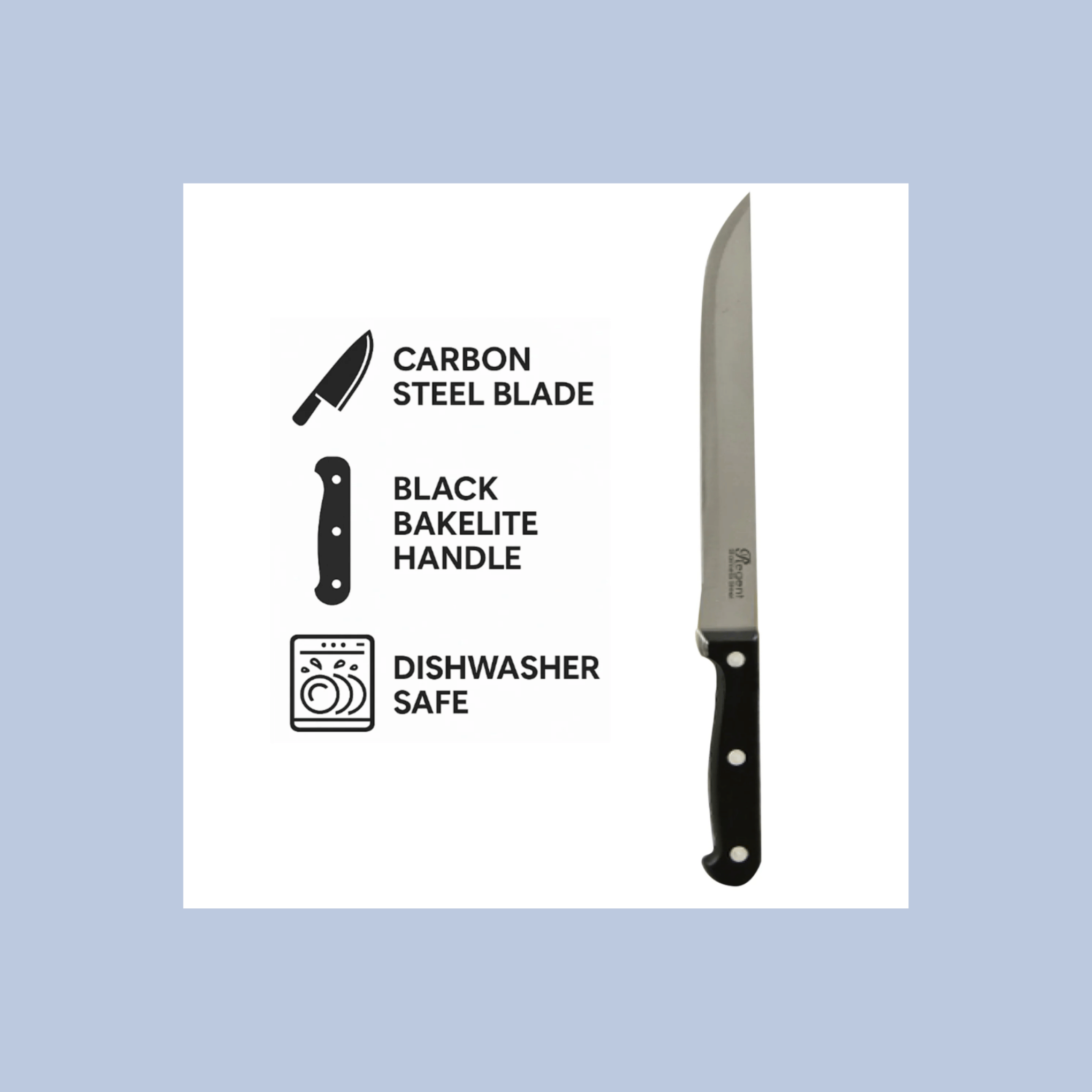 Regent Carving Knife - Stainless Steel - 203mm