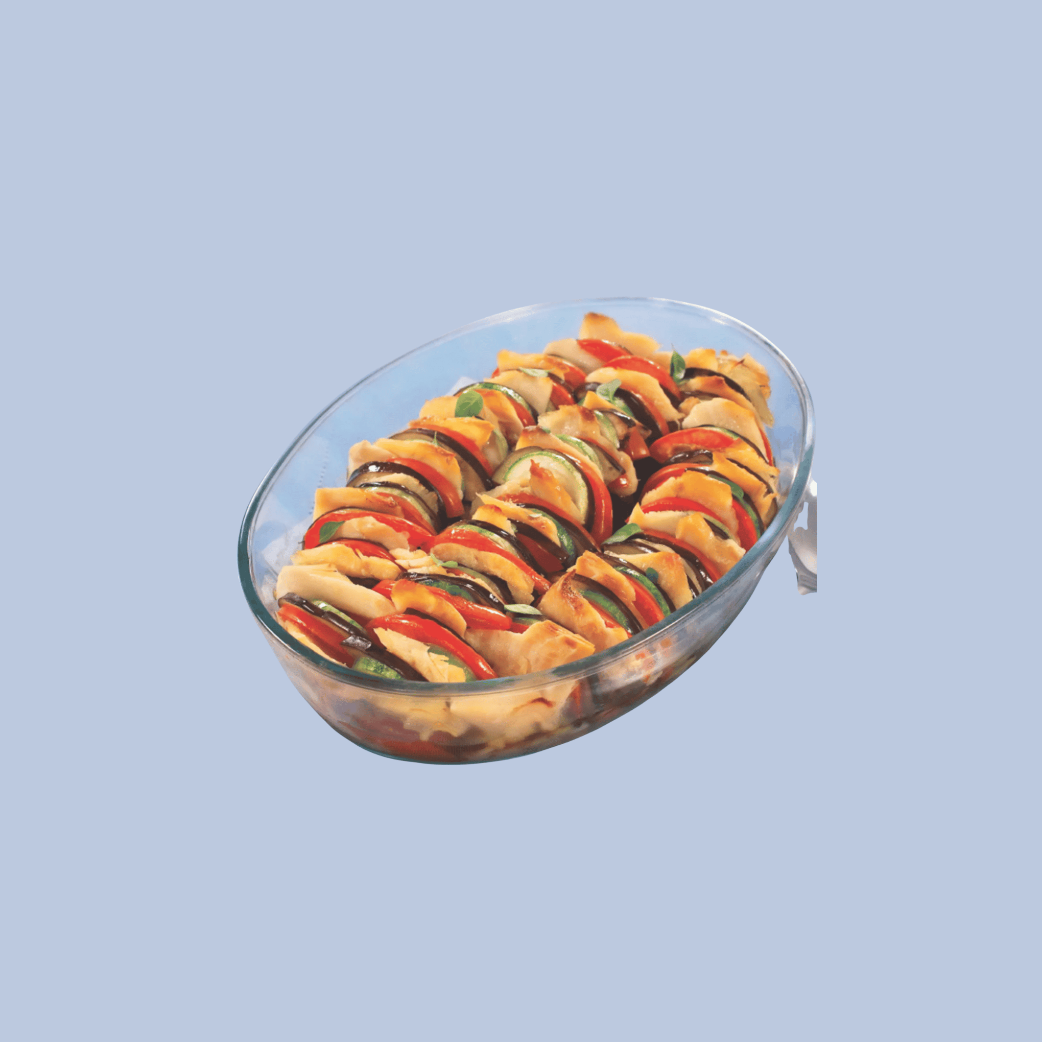 Marinex Oval Roaster Baking Dish – Glass – 2.4 Litre – 302 x 212 x 63mm