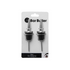 Bar Butler Free Flow Pourer Stainless Steel 2 Pack, (120Mmx30Mm Dia)