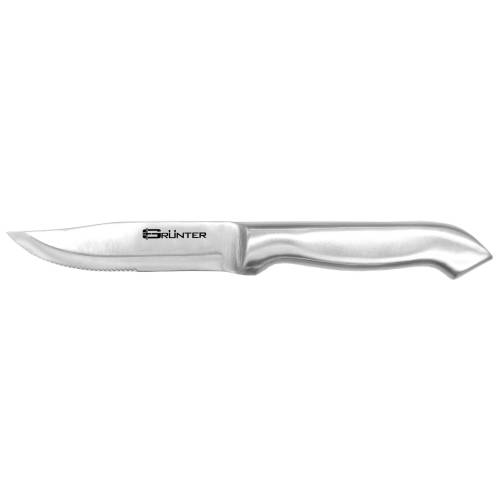 Steak Knife Broad Blade – Steel Handle Grunter