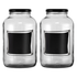 Regent Chalkboard Notes Jars 2 Pack, 2Lt (218X128Mm Dia)