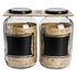 Regent Chalkboard Notes Jars 2 Pack, 2Lt (218X128Mm Dia)
